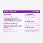 Home Care Cards - Rosacae | Aesthetic Science Skincare
