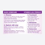 Home Care Cards - Vitamin C,B,E Ferulic | Aesthetic Science Skincare