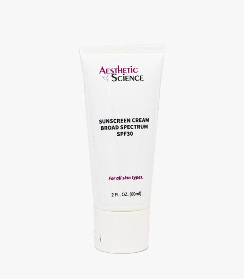 Aesthetic Science Skincare's professional skincare product Sunscreen Cream Broad Spectrum SPF30